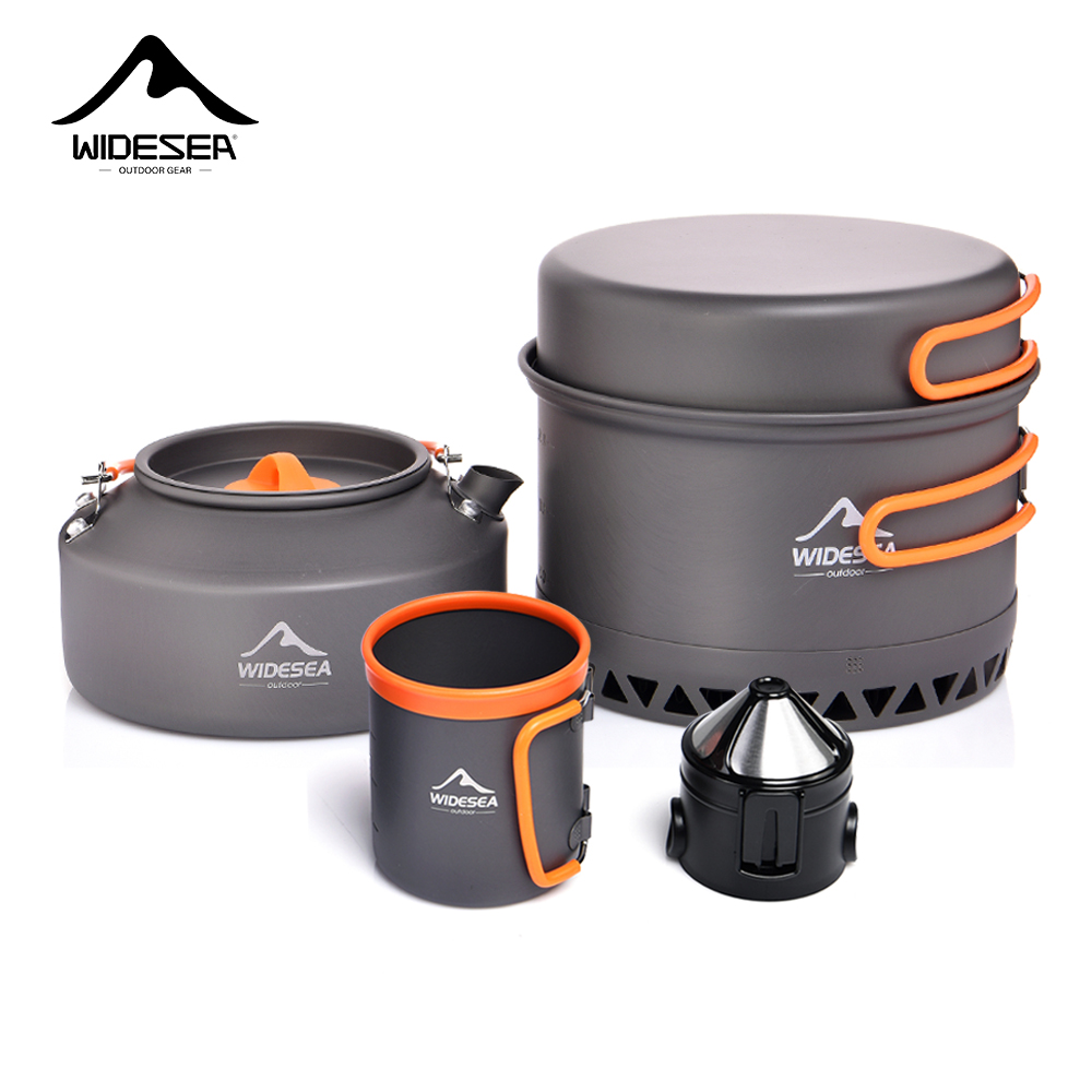 Camping Cooking Sets - Camping Tableware Outdoor Cookware Set Pots